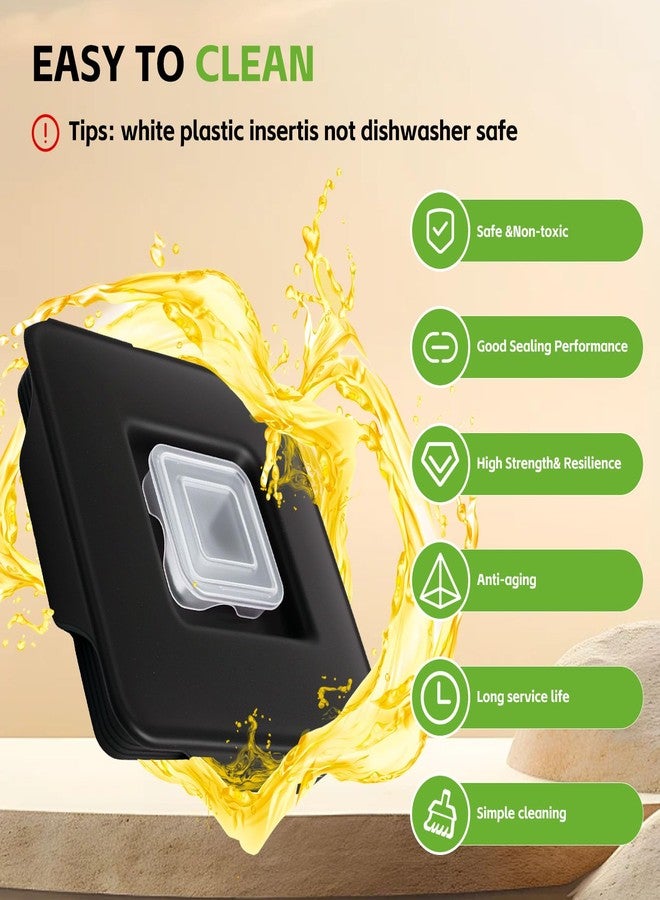 KLBZG Blender Top Lid Replacement for Blendtec Commercial Compatible with Blendtec Commercial WildSide+ & FourSide Jars Part #40-310 Blender Vented Latching Cover with Center Cap - Image 4